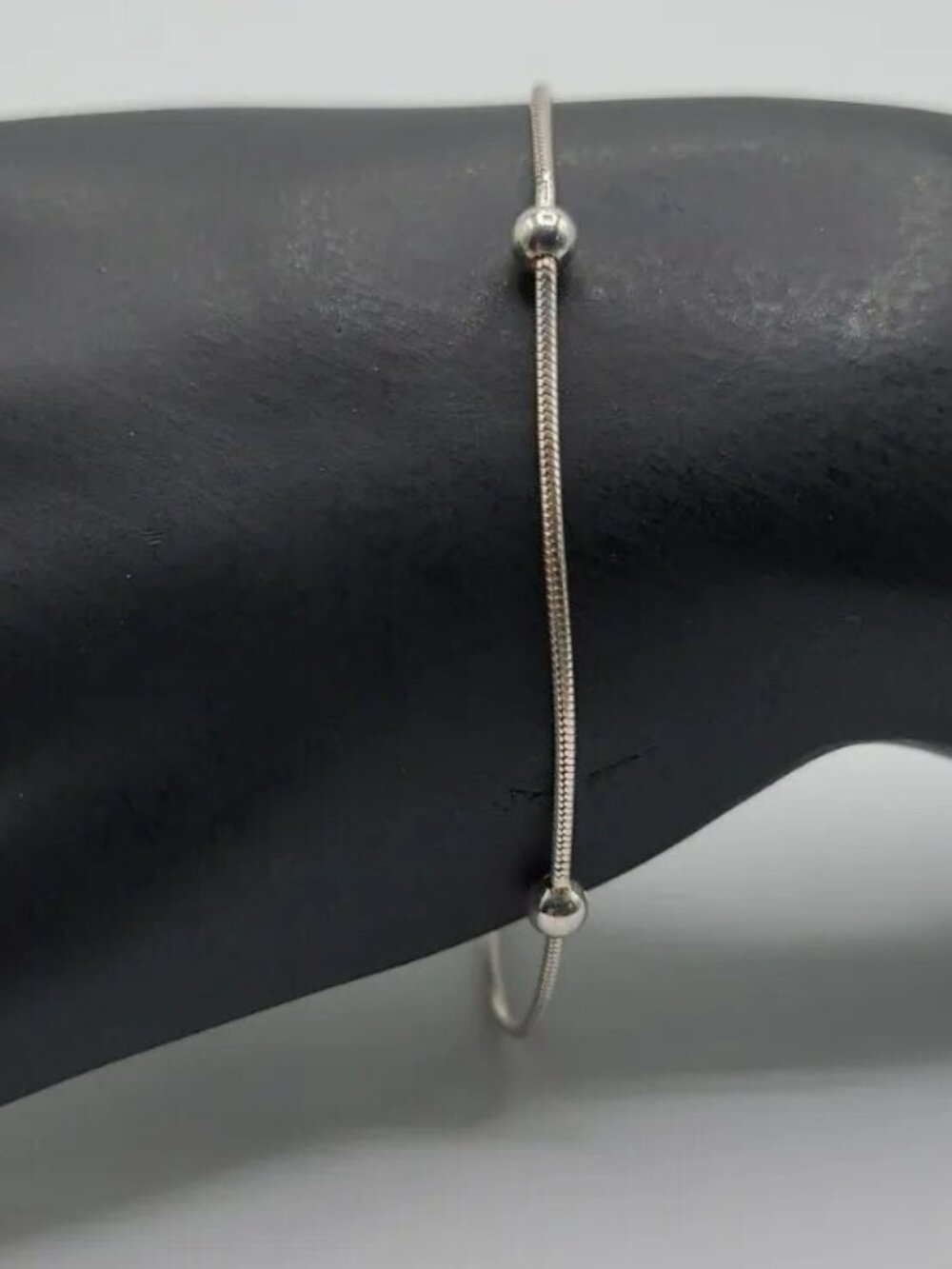 IBB Snake Chain Bracelet 7" 925 1mm Sterling Silver Italy Sterling 2.62 Grams